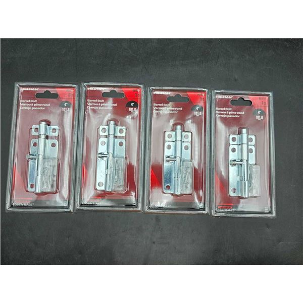 Hillman Barrel Bolt 4in (4pcs)