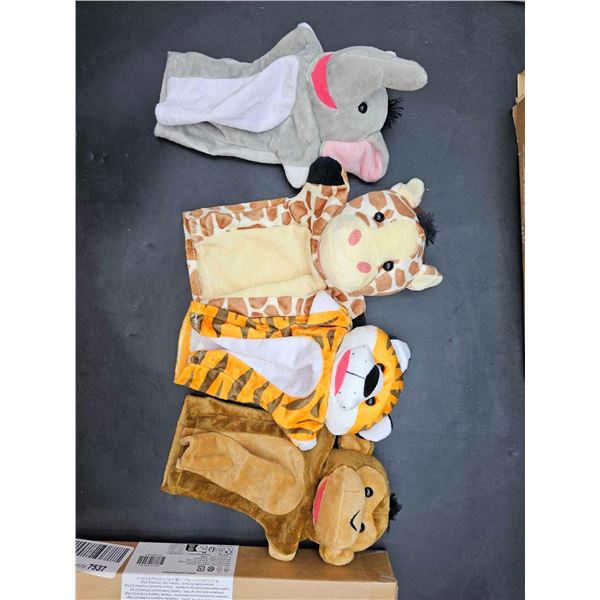 Lot of 4 Hand Puppets