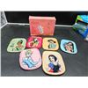 Image 1 : Lot of 6 Makeup Erasers, Disney Princess Collection