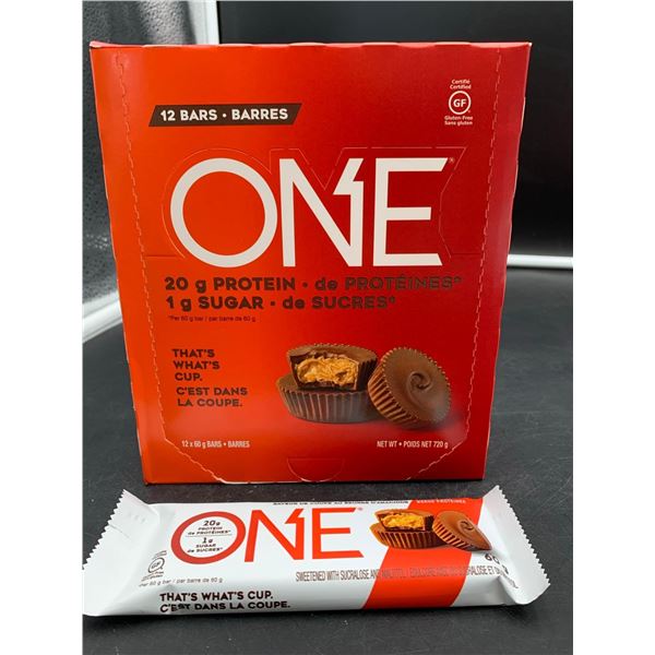One Protein Bars (12 x 60g) 20g Protein, 1g Sugar-That's What's Cup