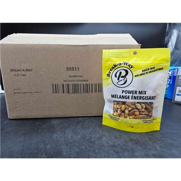Break-a-Way Power Mix Snack Mix (12 x 110g)