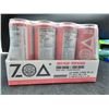 Image 1 : Zoa White Peach Zero Sugar Energy Drink (12 x 355ml)