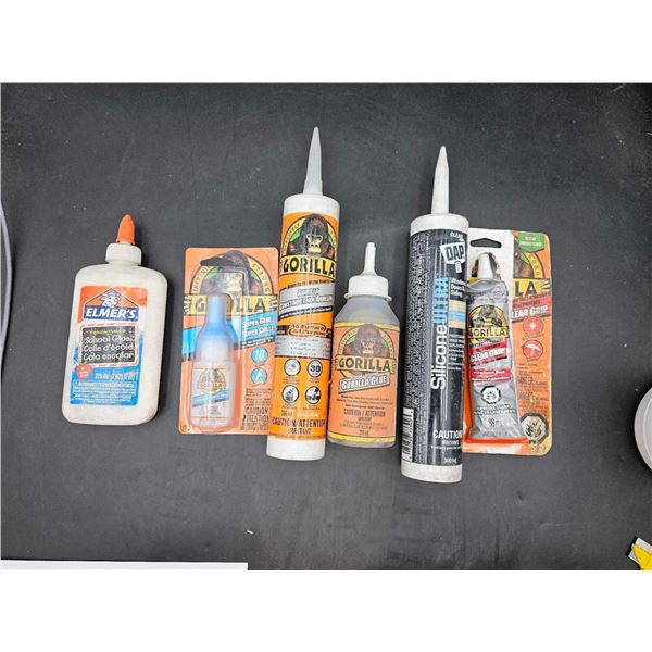 Lot of Assorted Glues