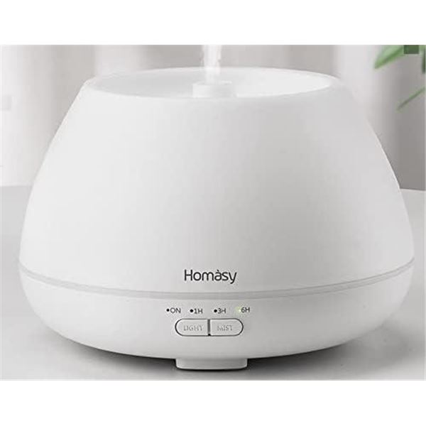 HOMASY Essential Oil Diffuser 500ml Aroma Diffuser