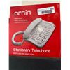 Image 1 : Ornin stationary corded telephone with large easy to use buttons