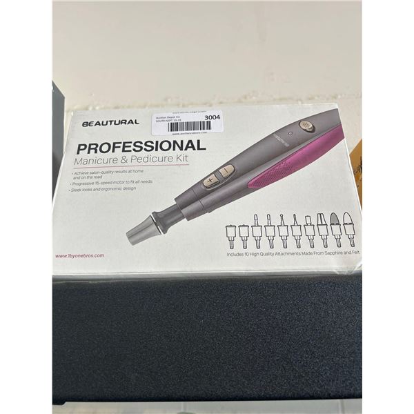 Beautural professional manicure and pedicure kit
