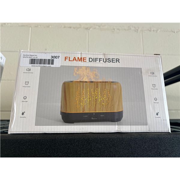 Flame diffuser compact humidifier