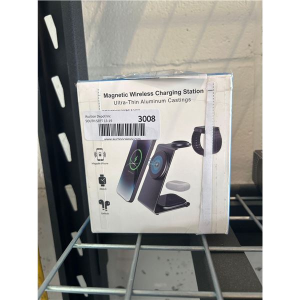 Ultra thing magnetic wireless charging station