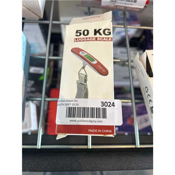 Portable luggage scale with 50KG capacity