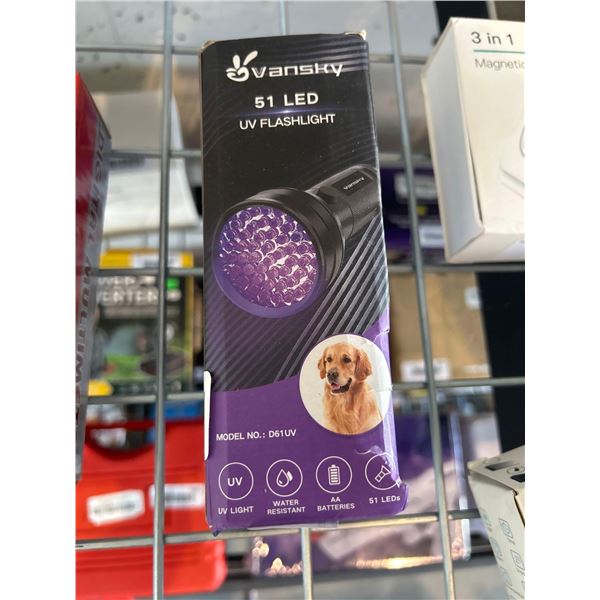 Vansky LED ultra violet flashlight
