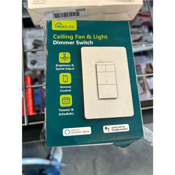 Treat Life ceiling fan and light dimmer switch