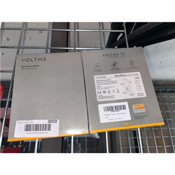 Lot of 2 voltme USB-C chargers NEW