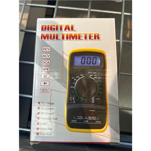 Digital handheld multimeter