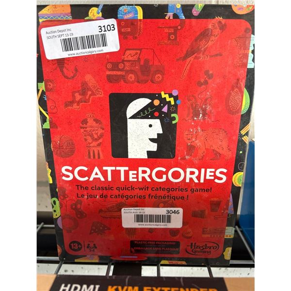Scattergories classic quick wit categories game