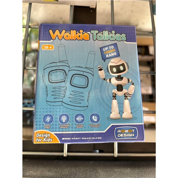 Robot design walkie talkies for kids