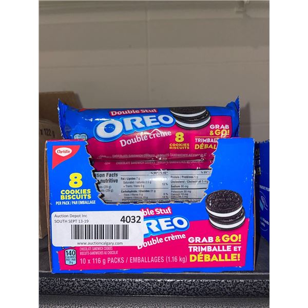 Oreo Double Stuff Cookies 10 x 116g