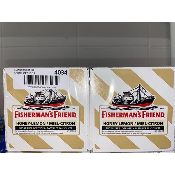 Fisherman's Friend Honey Lemon Sugar Free Lozenges 16 x 22 ct