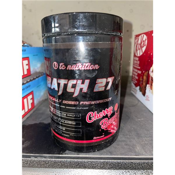 Batch 27 Cherry Bomb Pre-Workout Formula 350g