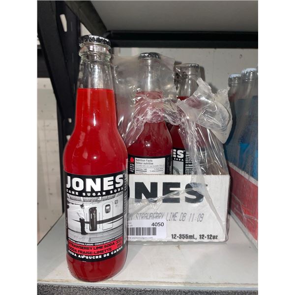 Jones Soda Strawberry Lime Soda 12 x 355ml