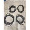 Image 1 : Lot of 4 Black Industrial Extension Cords