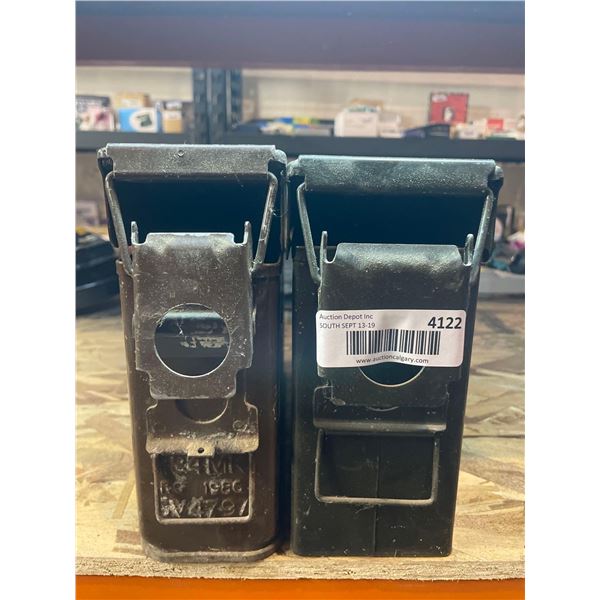 Lot of 2 Ammo Boxes