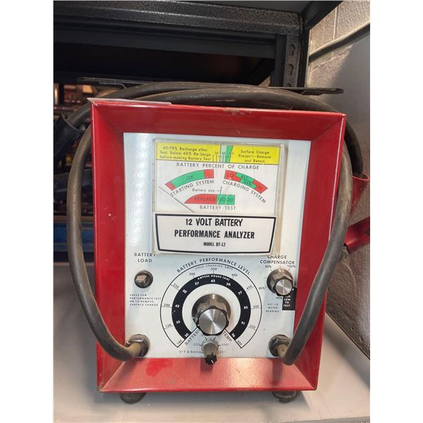 12 Volt Battery Performance Analyzer Model BT-12