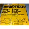 Image 1 : Dewalt Portable Band Saw Blades Lot of 2