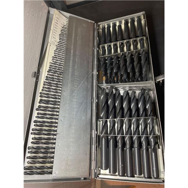 Multi-Sized Drill Bits in Case