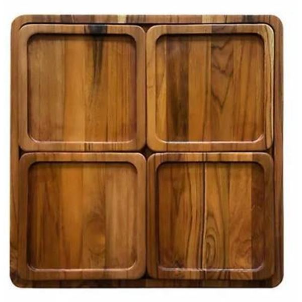 Teak Haus 5 Piece Serving Trays