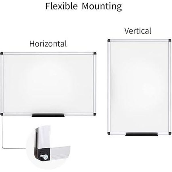 VIZ-PRO Magnetic Whiteboard/Dry Erase Board
