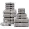 Image 1 : LANE LINEN Bath Towels for Bathroom Set- 100% Cotton Towel Set, Soft Bath Set- 6 Bathroom Towels, 6 