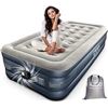 Image 1 : iDOO Single Air Mattress, Twin Size Inflatable Mattress with Built in Pump, 3 Mins Quick Self-Inflat