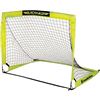 Image 1 : Franklin Sports Blackhawk Backyard Soccer Goal - Portable Pop Up Soccer Nets - Folding Indoor + Outd