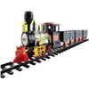Image 1 : Northlight 20pc Black and Red Battery Operated Classic Train Set 12"