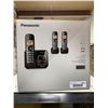 Image 2 : PANASONIC Link2Cell Bluetooth Cordless Phone System with Voice Assistant, Call Blocking and Answerin