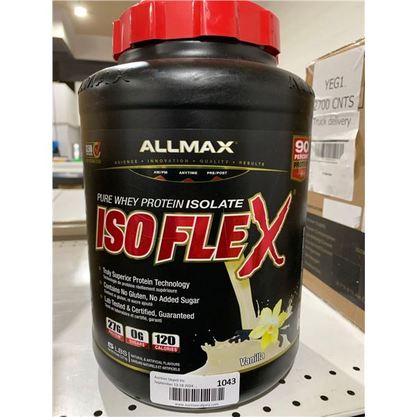 AllMax ISOLEX Pure Whey Protein Isolate Vanilla 2.27kg