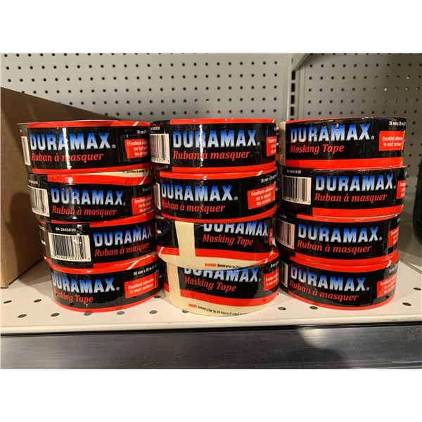 Duramax Masking Tape 36mm x 25m  Lot of 12