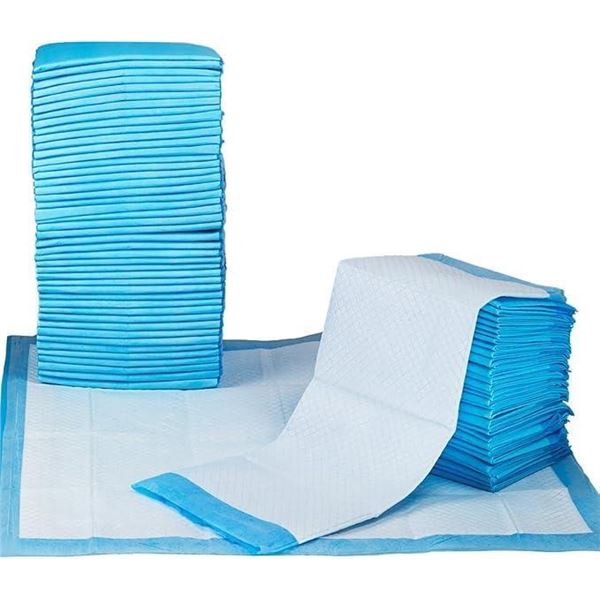 Puppy Pee Pads - 100 Count Box - 22" x 22" Large - Quick Drying Gel, Eliminate Odor, Leak Proof