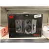 Image 2 : Redragon Wireless RGB Wooden Desktop Speakers, 2.0 Channel Bookshelf Speaker w/BT 5.0/3.5mm AUX Conn