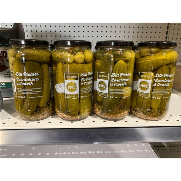 Co-op Gold Pure Dill Pickles 990ml x 4