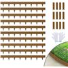Image 1 : VEVOR Steel Landscape Edging, 10-Pack Steel Garden Edging Borders, Model:4.5in 10pcs
