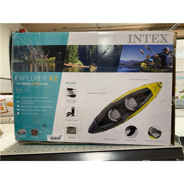 Intex Explorer K2 Two-Person Sit-On Kayak 10'3" x 3'