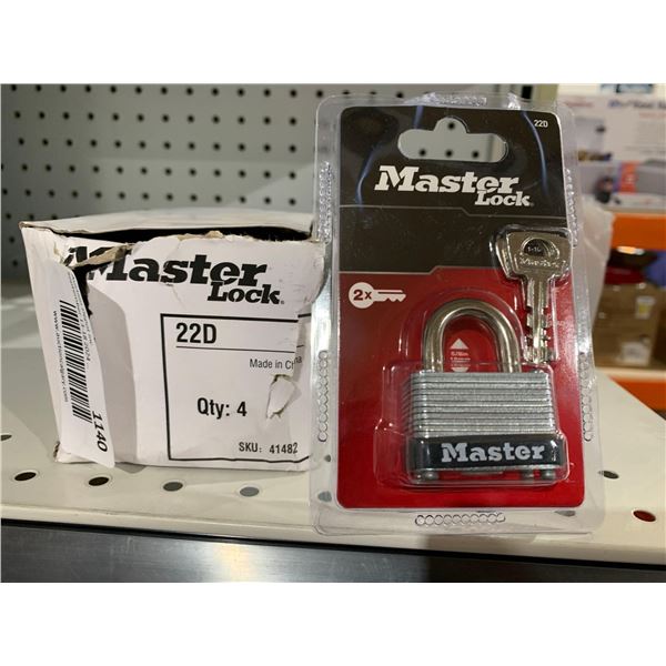 Master Lock 22D Lot of 4