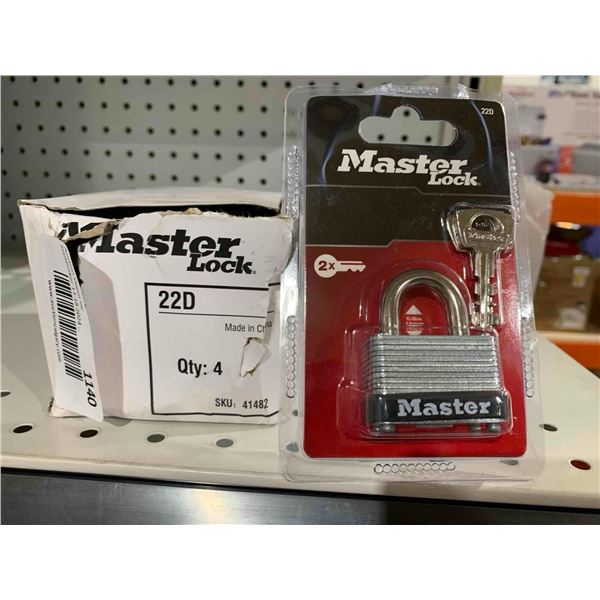 Master Lock 22D Lot of 4