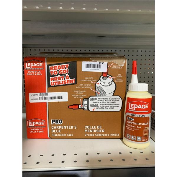 LePage Wood Carpenters Glue High Initial Tack 12 x 400ml