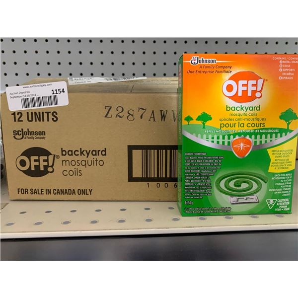 SCJohnson OFF! Backyard Mosquito Coils 84.56g  x 12