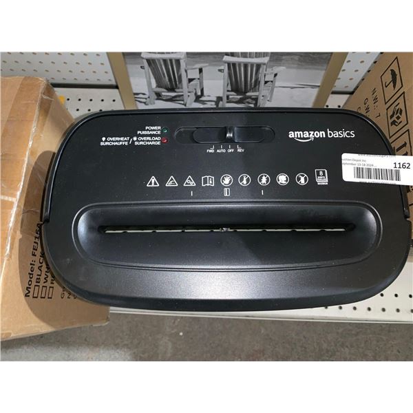 Amazon Basics 8-Sheet Cross-Cut Paper. CD and Credit Card Shredder