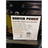 Image 5 : DONYER POWER 1500W Mini Electric Fireplace Tabletop Portable Heater,14'' (Black, Metal)