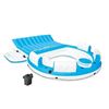 Image 1 : Intex Splash N Chill Island Inflatable Water Float with Quick Fill Air Pump