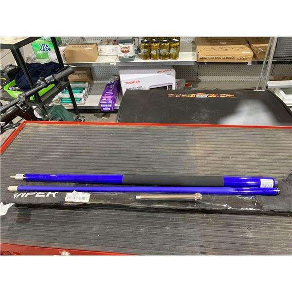 Viper Graphstrike 2-Piece Fiberglass Graphite Composite Billiard/Pool Cue